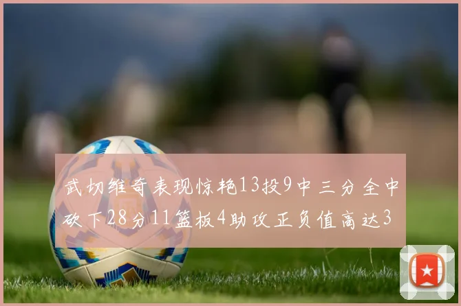 武切维奇表现惊艳13投9中三分全中砍下28分11篮板4助攻正负值高达35