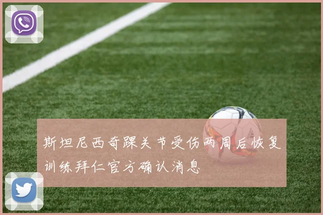 斯坦尼西奇踝关节受伤两周后恢复训练拜仁官方确认消息